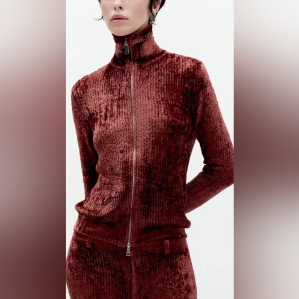 Aya Muse Cryo Jacket In Rust Size Med.